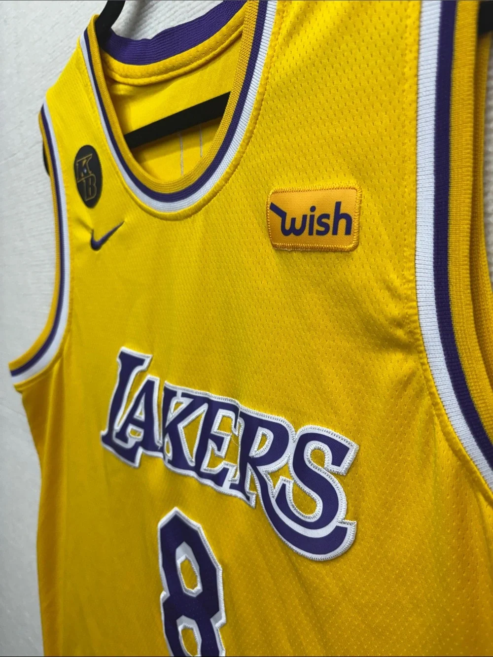 Nike Kobe Bryant “Swingman” Los Angeles Lakers #8 Basketball Jersey 52